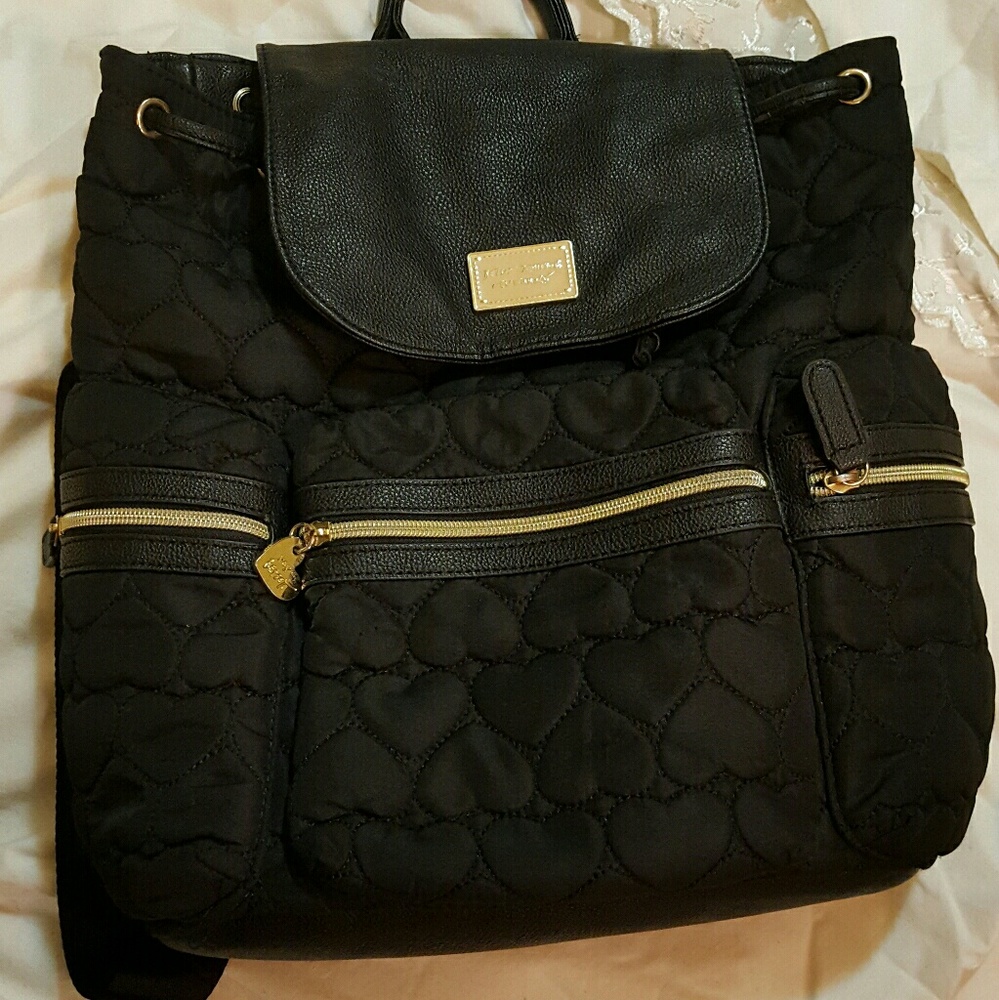 COPY - Large Betsy Johnson Quilted Backpack